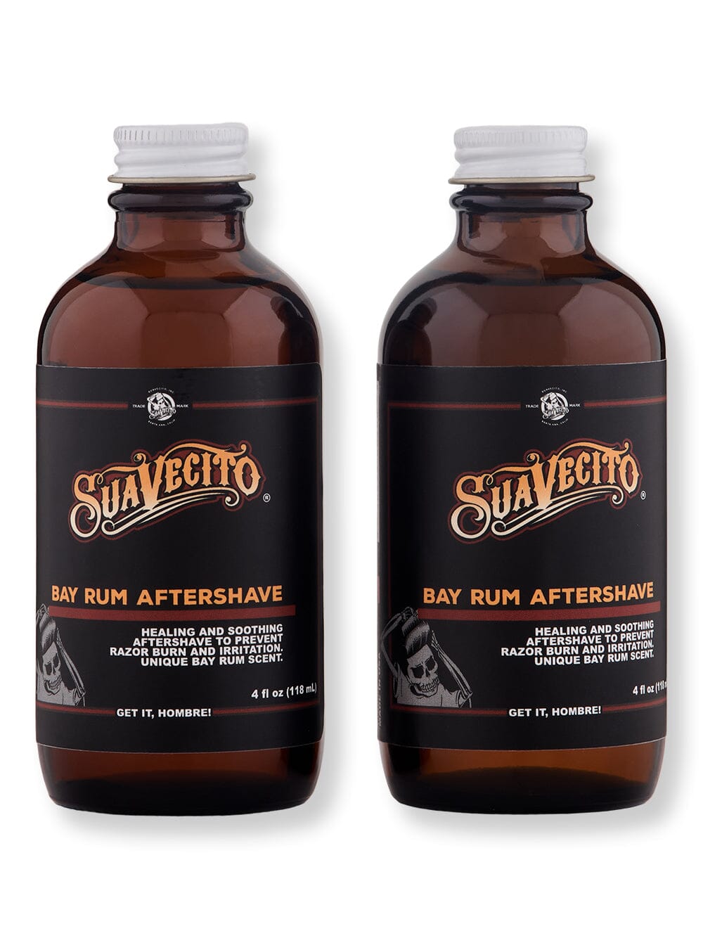 Suavecito Suavecito Bay Rum Aftershave 2 Ct 4 oz 113 ml Aftershaves 