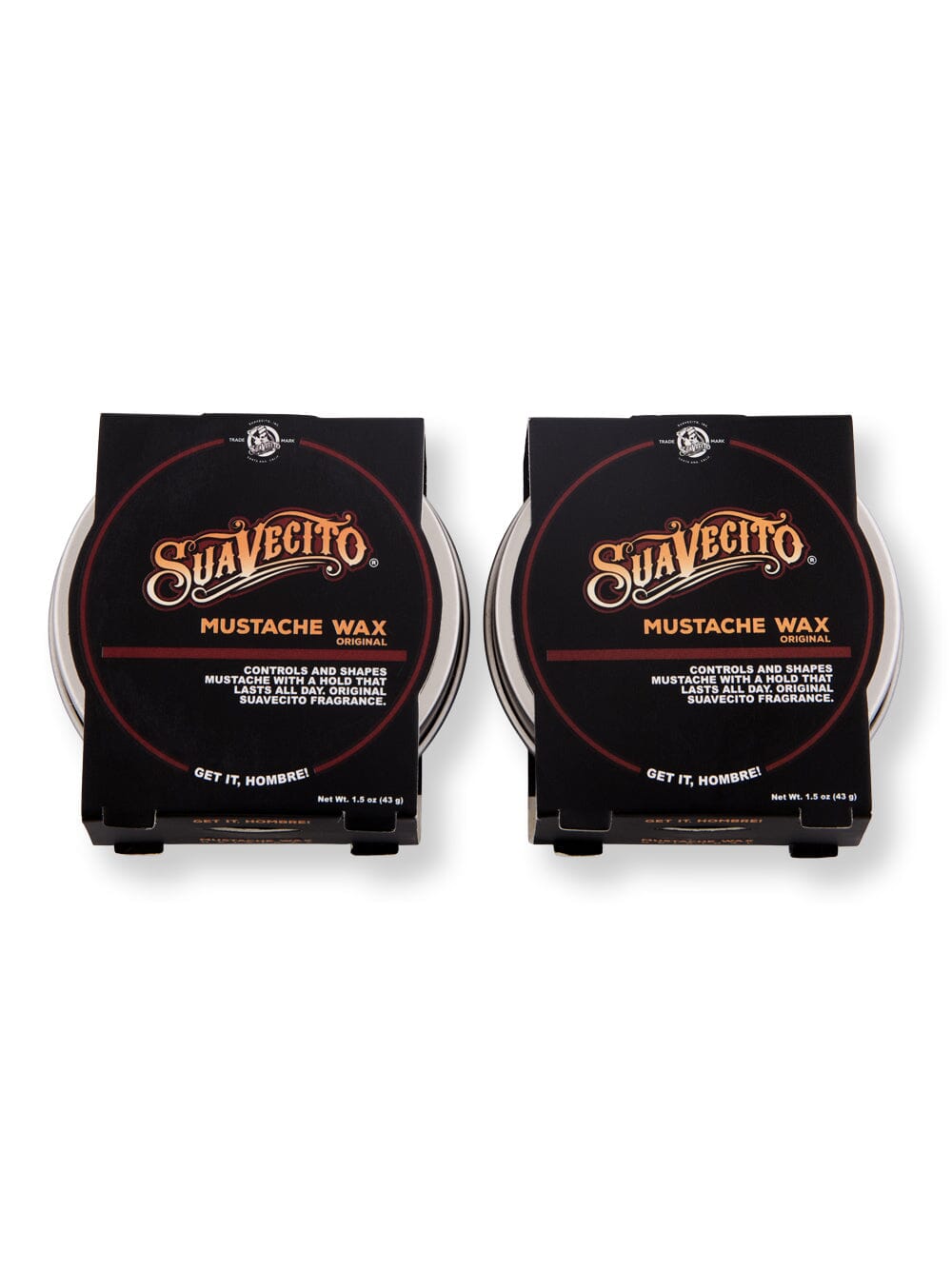 Suavecito Mustache Wax Original 2 Ct 2 oz 57 g