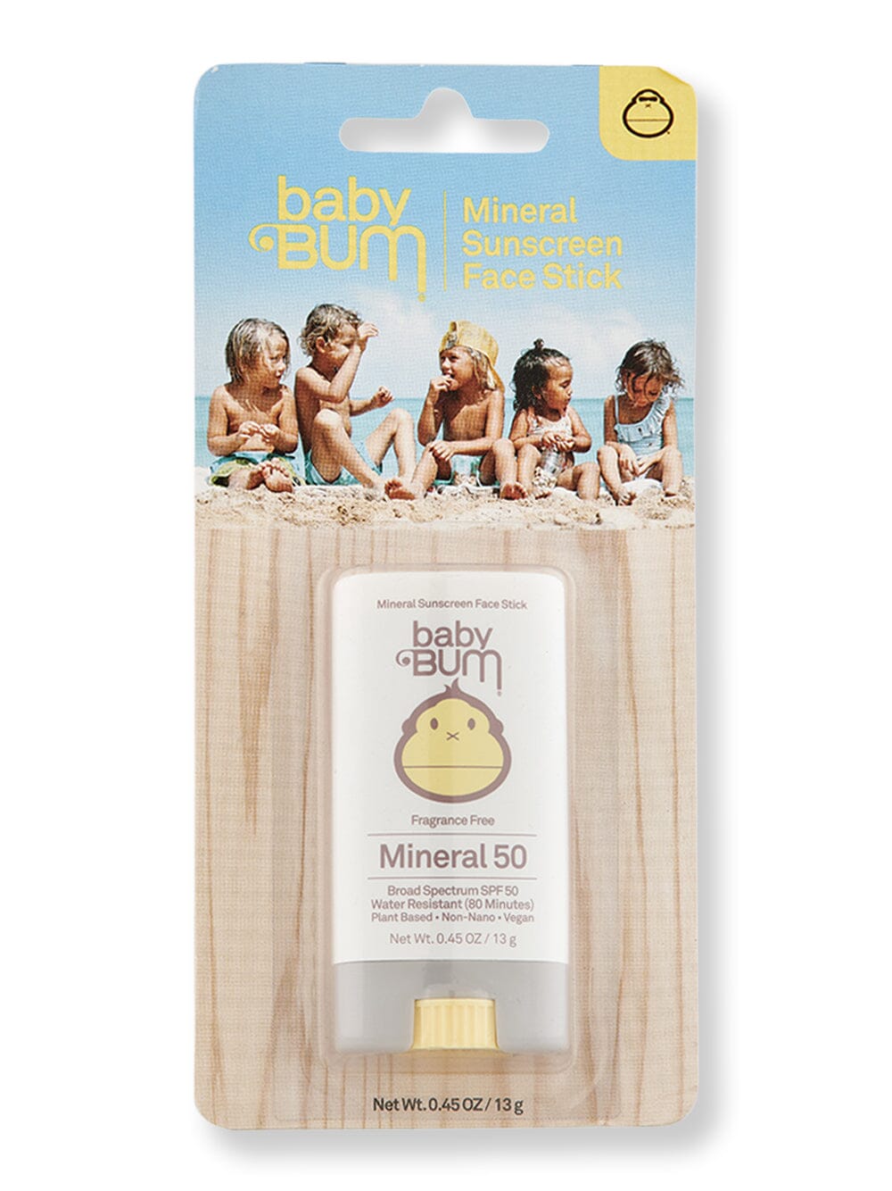 Sun Bum Sun Bum Baby Bum SPF 50 Mineral Sunscreen Face Stick Fragrance Free .45 oz 13 g Face Sunscreens 