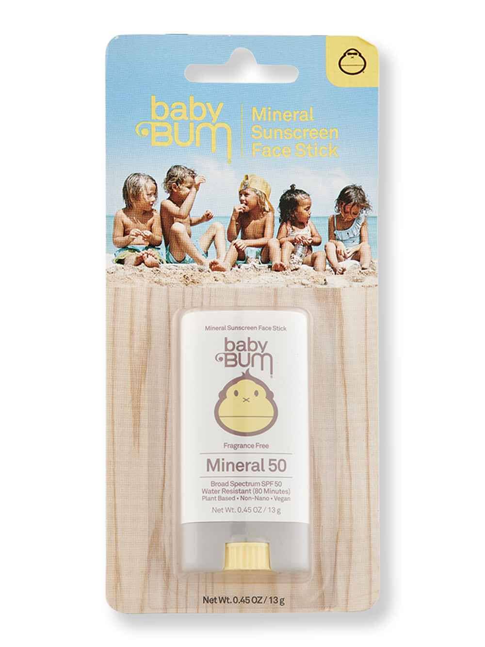 Sun Bum Sun Bum Baby Bum SPF 50 Mineral Sunscreen Face Stick Fragrance Free .45 oz13 g Face Sunscreens 