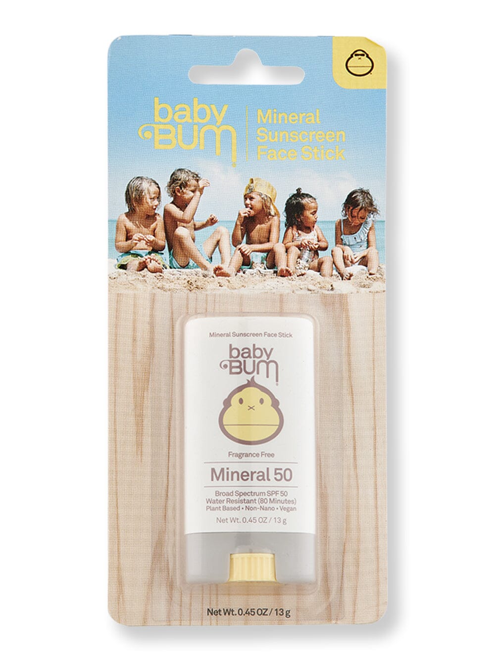 Sun Bum Sun Bum Baby Bum SPF 50 Mineral Sunscreen Face Stick Fragrance Free Face Sunscreens .45 oz / 13 g 