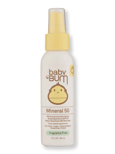 Sun Bum Sun Bum Baby Bum SPF 50 Mineral Sunscreen Spray Fragrance Free 3 oz 88 ml Body Sunscreens 