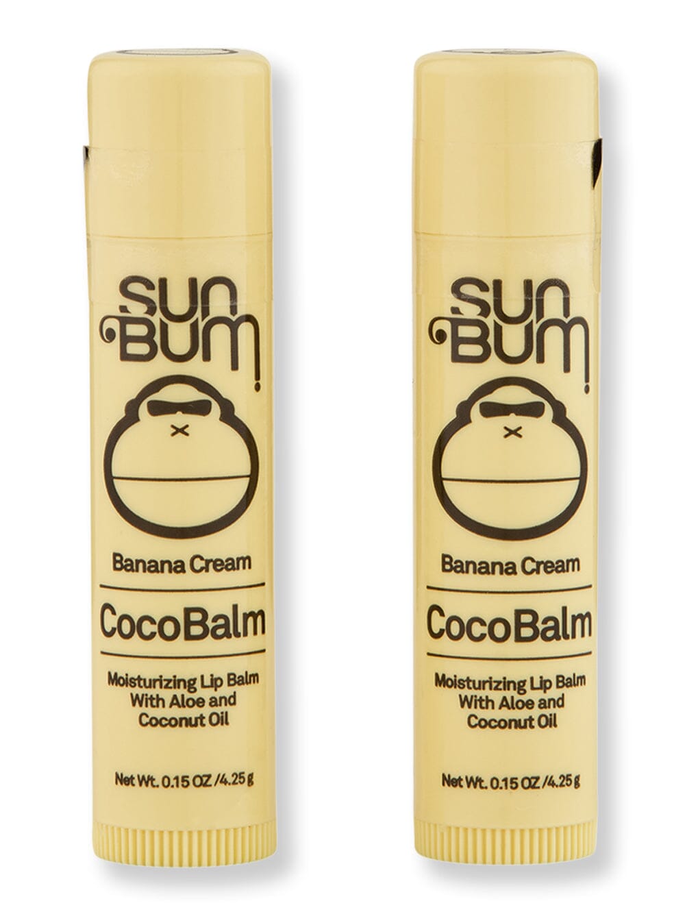 Sun Bum Sun Bum CocoBalm Banana Cream 2 Ct 0.15 oz Lip Treatments & Balms 