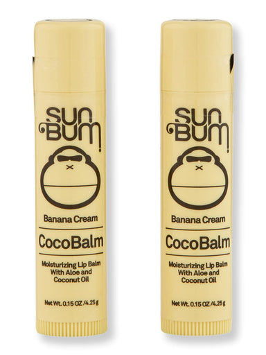 Sun Bum Sun Bum CocoBalm Banana Cream 2 Ct 0.15 oz Lip Treatments & Balms 