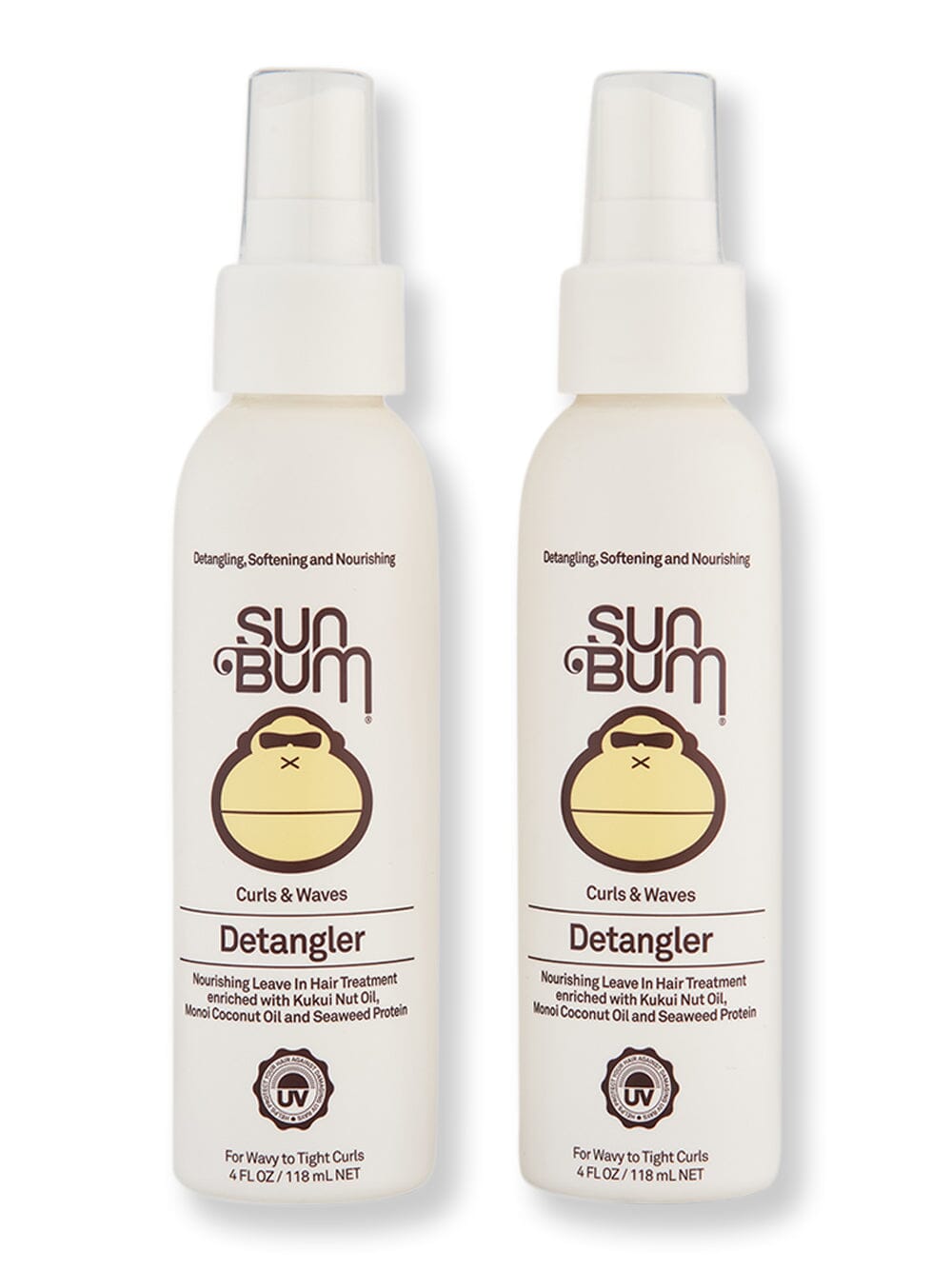 Sun Bum Sun Bum Curls & Waves Detangler 2 Ct 4 oz Styling Treatments 