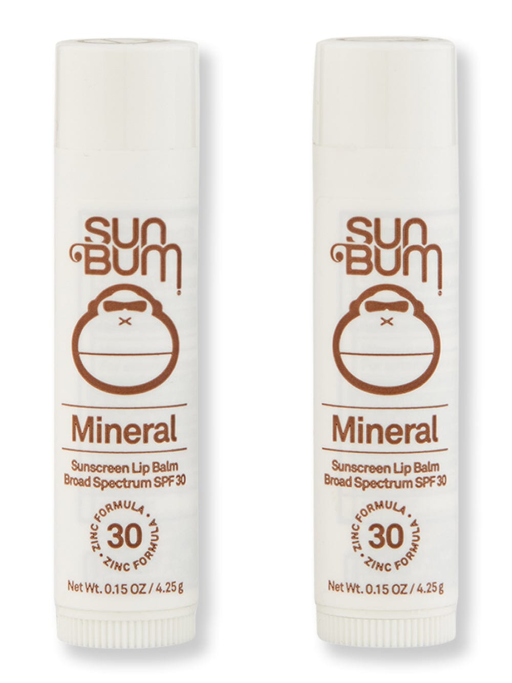 Sun Bum Sun Bum Mineral SPF 30 Lip Balm 2 Ct 0.15 oz Lip Treatments & Balms 