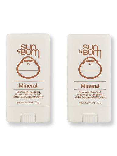 Sun Bum Sun Bum Mineral SPF 50 Sunscreen Face Stick 2 Ct 0.45 oz Face Sunscreens 