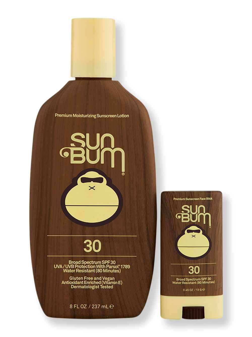 Sun Bum Sun Bum Original SPF 30 Sunscreen Lotion 8 oz & Face Stick 0.45 oz Body Sunscreens 