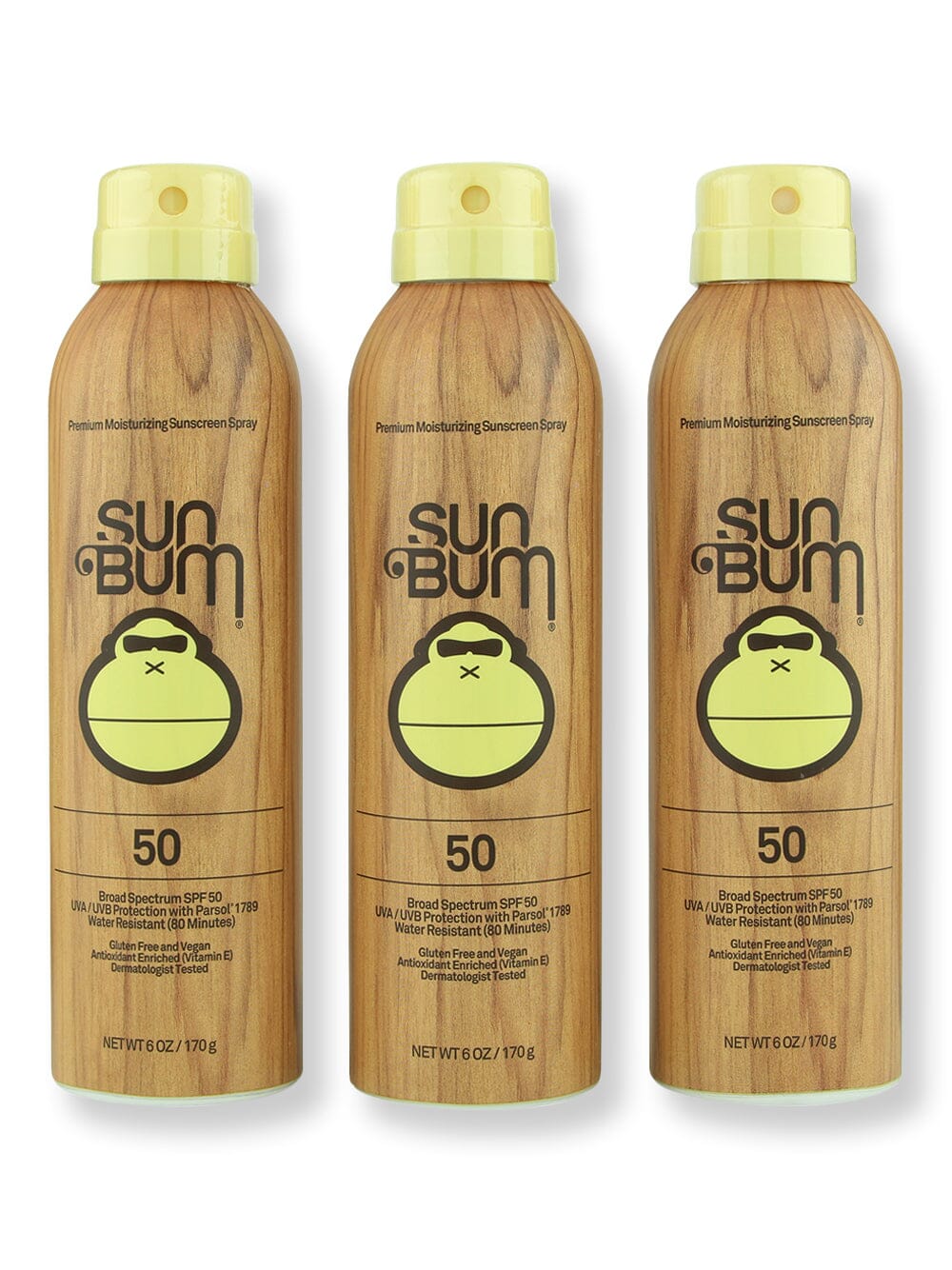 Sun Bum Sun Bum Original SPF 50 Sunscreen Spray 3 Ct 6 oz Body Sunscreens 