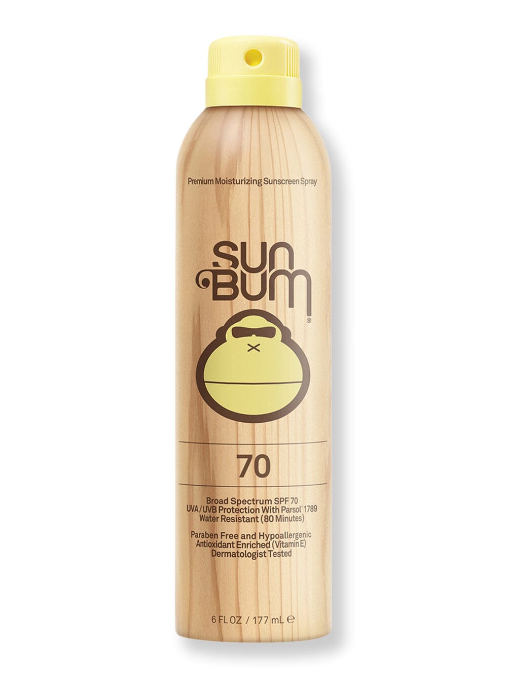 Sun Bum Sun Bum Original SPF 70 Sunscreen Spray 6 oz 177 ml Body Sunscreens 