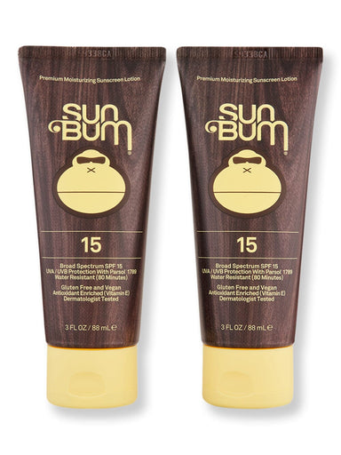 Sun Bum Sun Bum SPF 15 Sunscreen Lotion 2 Ct 3 oz Body Sunscreens 