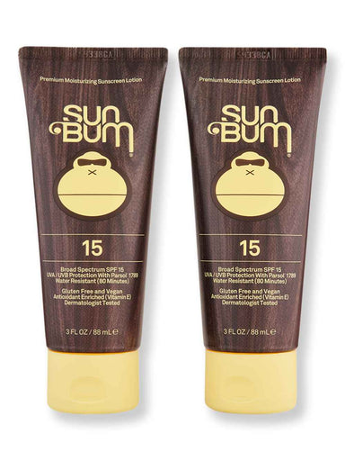 Sun Bum Sun Bum SPF 15 Sunscreen Lotion 2 Ct 3 oz Body Sunscreens 
