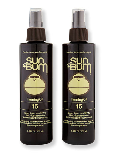 Sun Bum Sun Bum SPF 15 Tanning Oil 2 Ct 8.5 oz Self-Tanning & Bronzing 