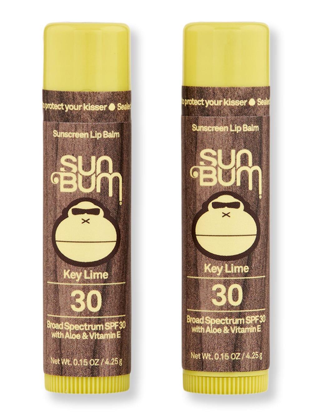 Sun Bum Sun Bum SPF 30 Key Lime Lip Balm 2 Ct 0.15 oz Lip Treatments & Balms 