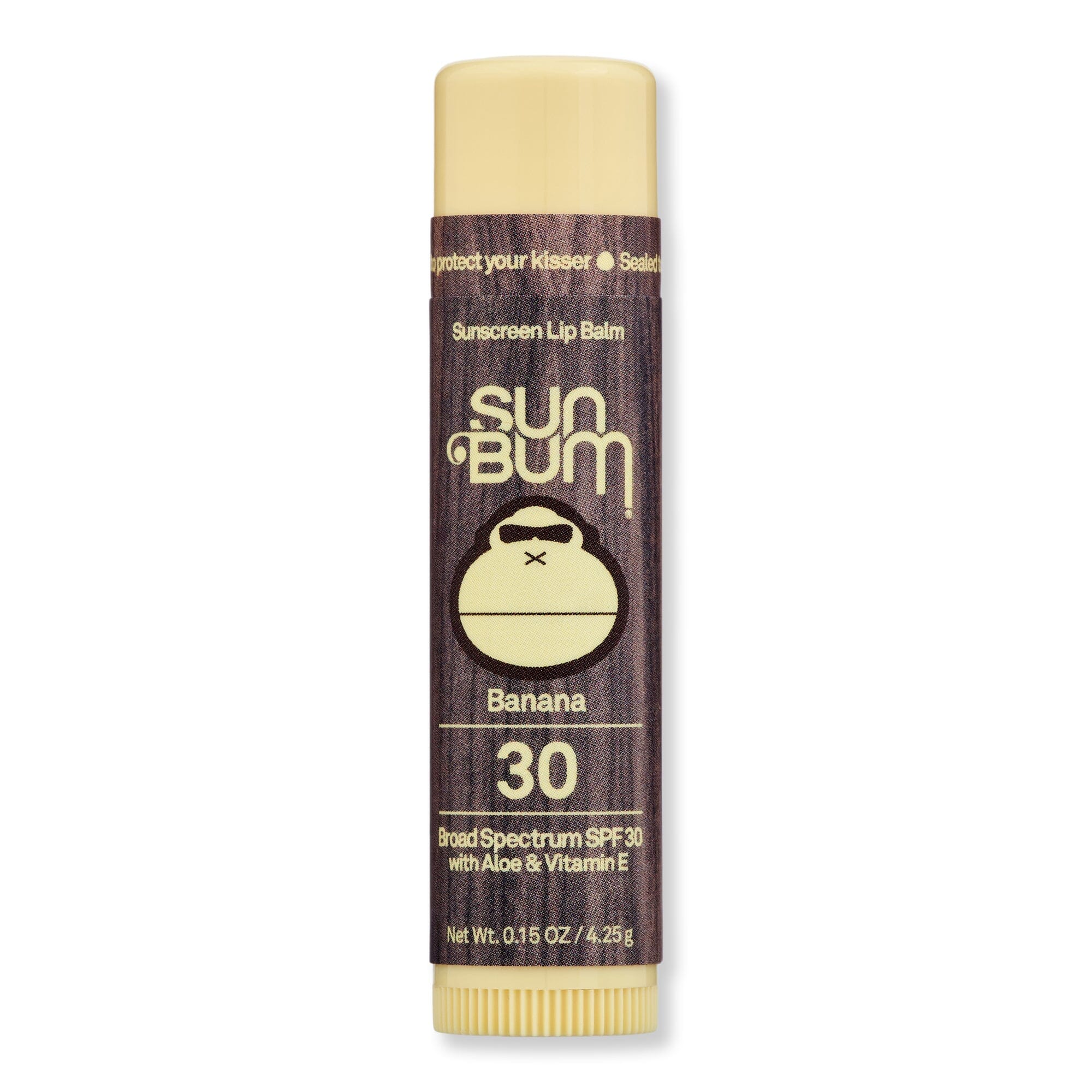 Sun Bum Sun Bum SPF 30 Lip Balm 0.15 oz 4.25 g Banana Lip Treatments & Balms 