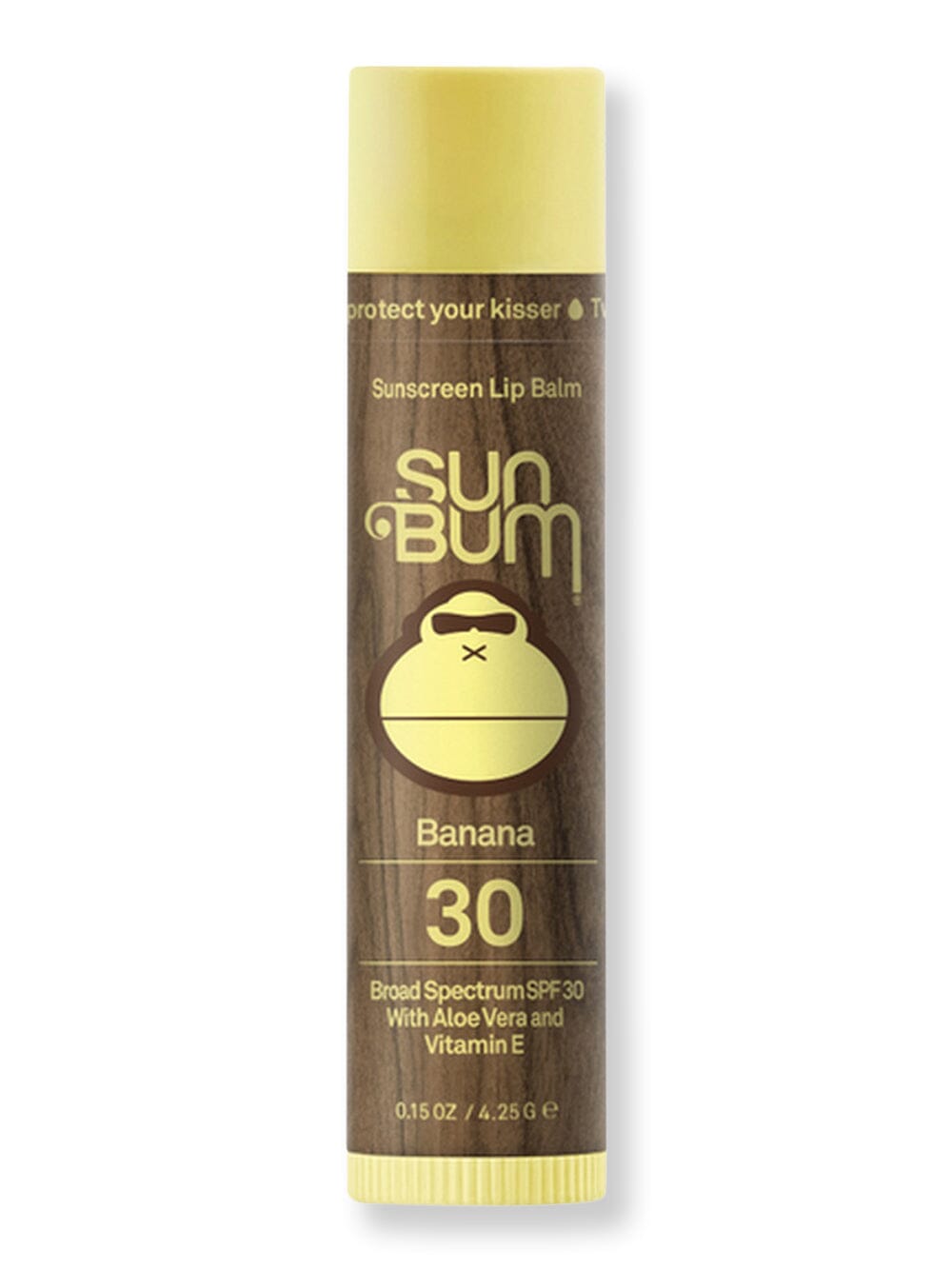 Sun Bum Sun Bum SPF 30 Lip Balm 0.15 oz 4.25 g Banana Lip Treatments & Balms 