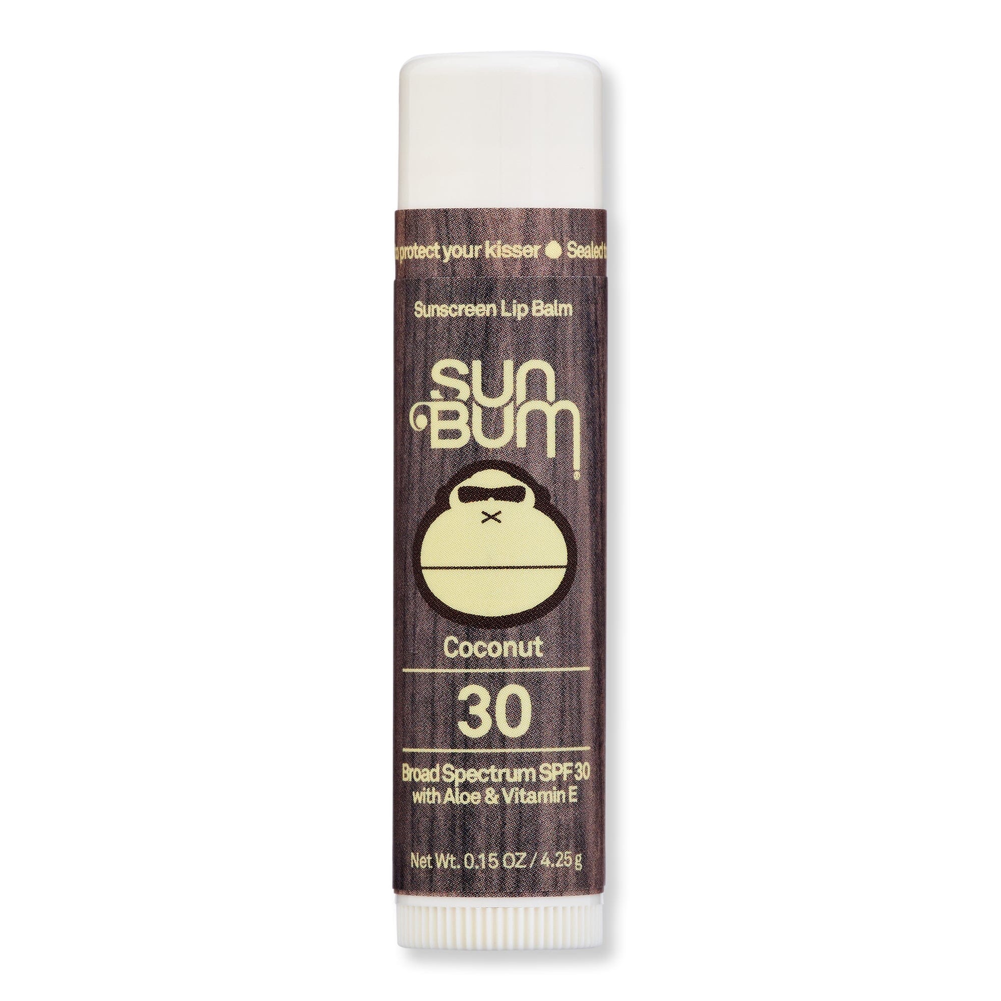 Sun Bum Sun Bum SPF 30 Lip Balm 0.15 oz 4.25 g Coconut Lip Treatments & Balms 