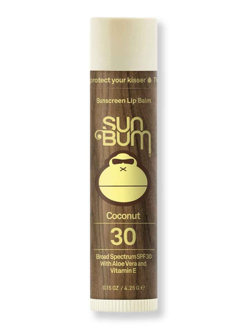 Sun Bum Sun Bum SPF 30 Lip Balm 0.15 oz 4.25 g Coconut Lip Treatments & Balms 