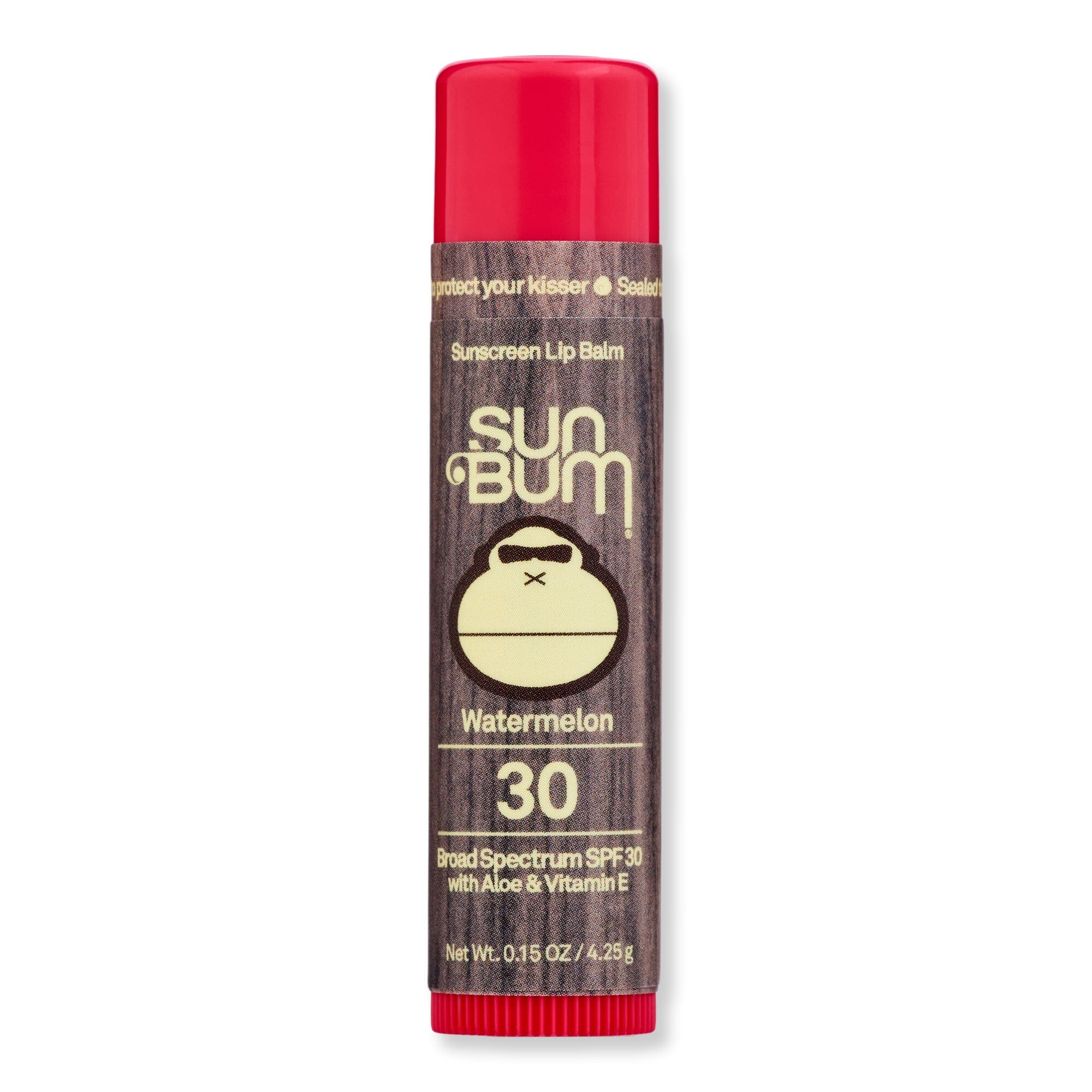 Sun Bum Sun Bum SPF 30 Lip Balm 0.15 oz 4.25 g Watermelon Lip Treatments & Balms 