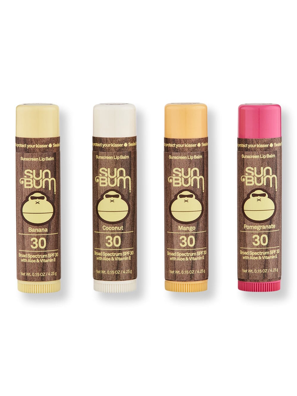 Sun Bum Sun Bum SPF 30 Lip Balm Banana, Coconut, Mango, Pomegranate Lip Treatments & Balms 