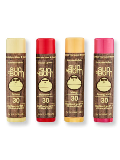 Sun Bum Sun Bum SPF 30 Lip Balm Banana, Mango, Pomegranate & Watermelon Lip Treatments & Balms 