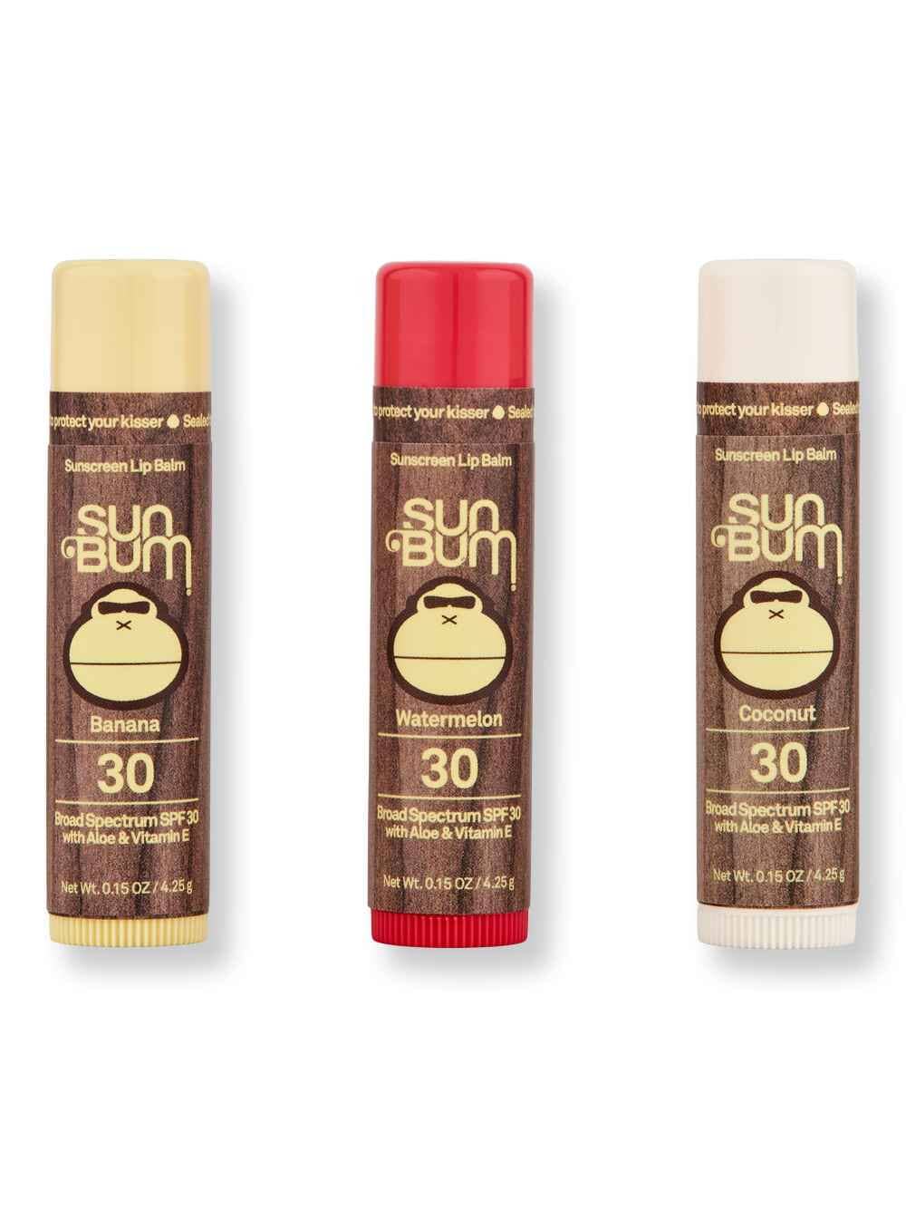 Sun Bum Sun Bum SPF 30 Lip Balm Coconut, Banana, & Watermelon Lip Treatments & Balms 