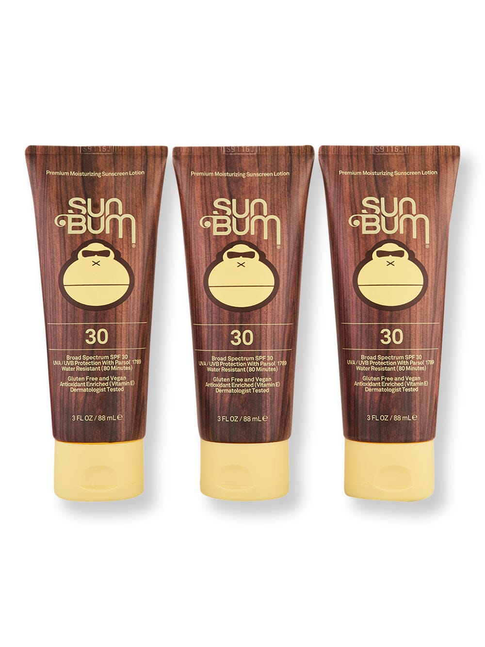 Sun Bum Sun Bum SPF 30 Sunscreen Lotion 3 Ct 3 oz Body Sunscreens 