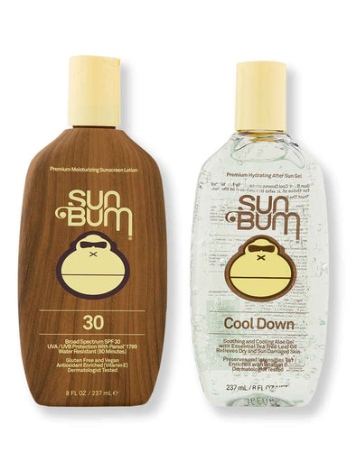 Sun Bum Sun Bum SPF 30 Sunscreen Lotion 8 oz & After Sun Cool Down Gel 8 oz Body Sunscreens 