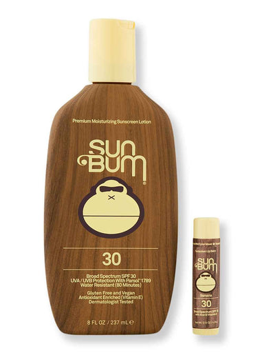 Sun Bum Sun Bum SPF 30 Sunscreen Lotion 8 oz & SPF 30 Lip Balm Banana Body Sunscreens 