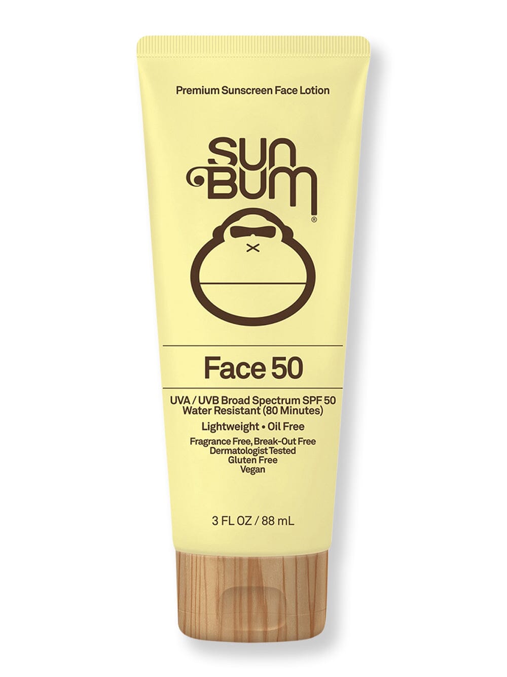 Sun Bum Sun Bum SPF 50 Clear Face Sunscreen Lotion 3 oz 88 ml Face Sunscreens 