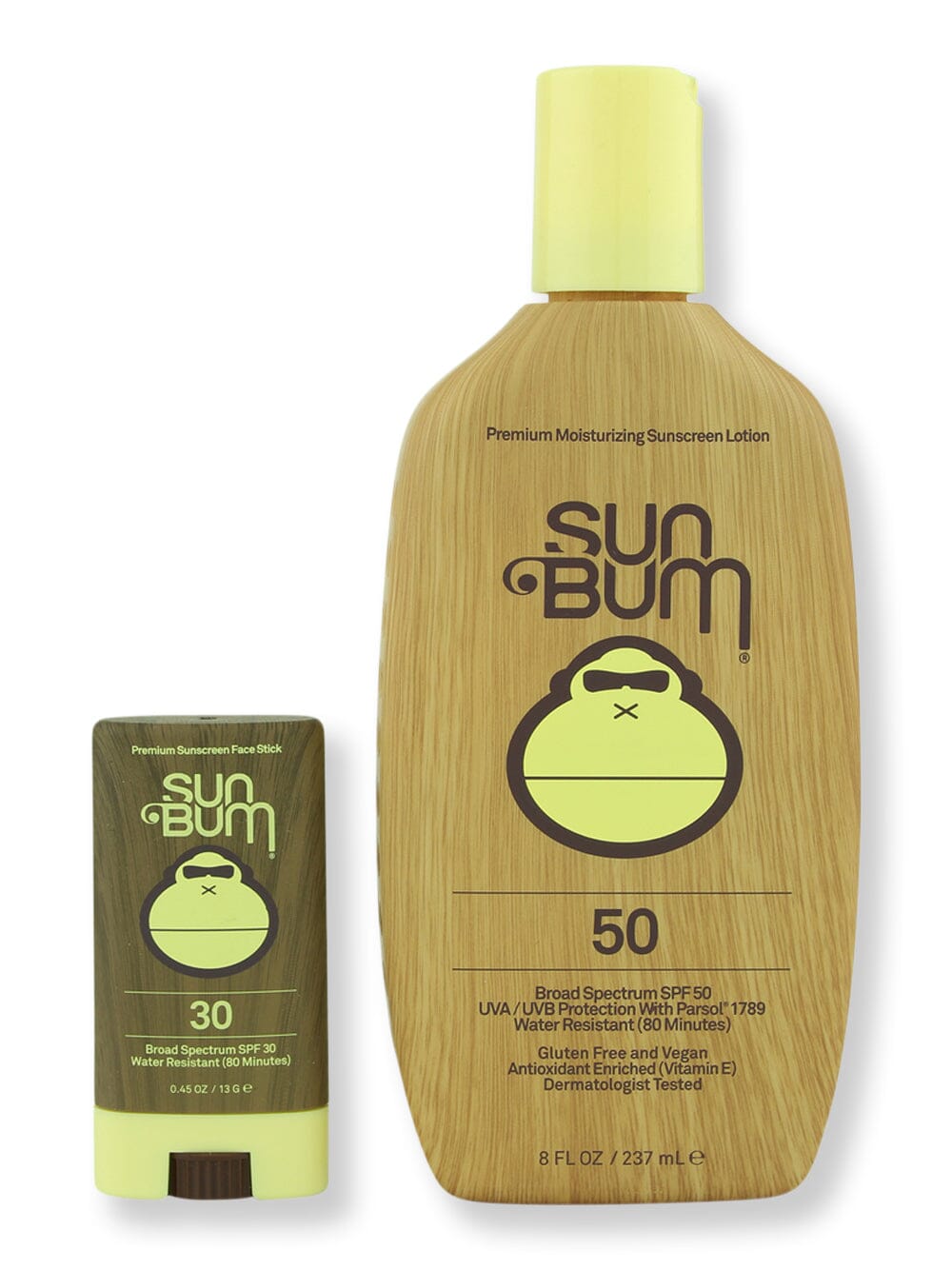 Sun Bum Sun Bum SPF 50 Sunscreen Lotion 8 oz & SPF 30 Sunscreen Face Stick Body Sunscreens 