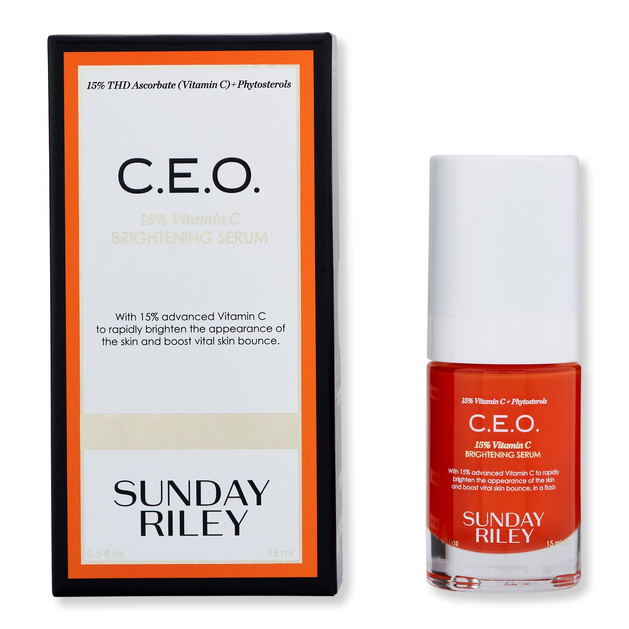 Sunday Riley Sunday Riley CEO 15% Vitamin C Brightening Serum 0.5 oz 15 ml Serums 