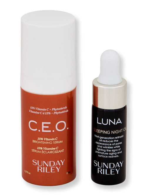Sunday Riley Sunday Riley Multivitamins CEO Vitamin C Serum and Luna Kit Skin Care Kits 
