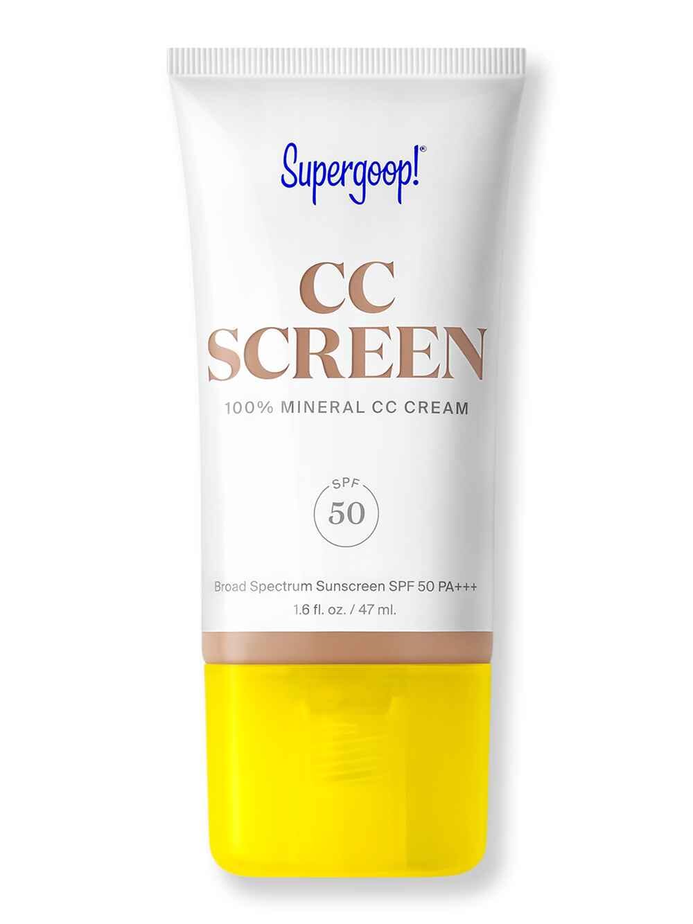 Supergoop Supergoop CC Screen 100% Mineral CC Cream SPF 50 1.6 fl oz47 ml336W Medium with Warm Undertones BB & CC Creams 