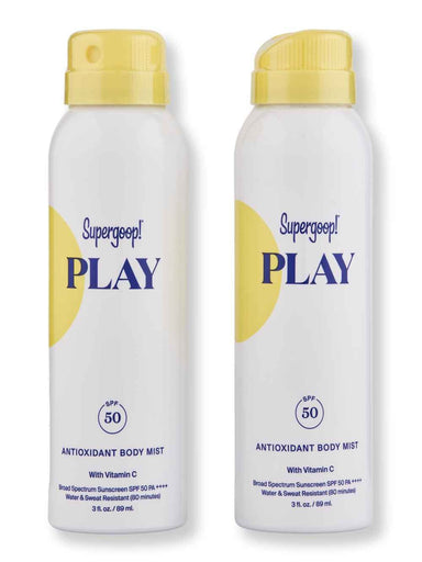 Supergoop Supergoop Play Antioxidant Body Mist SPF 50 with Vitamin C 2 Ct 3 oz Body Sunscreens 