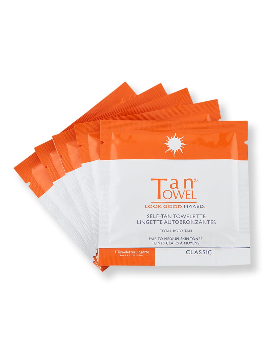 Tan Towel Tan Towel Full Body Classic Self-Tanning & Bronzing 5 Ct 