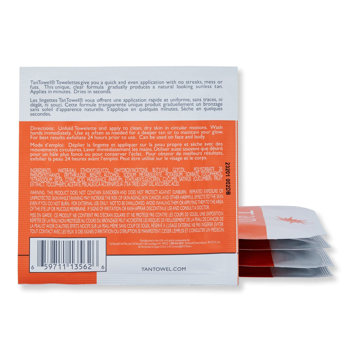Tan Towel Tan Towel Full Body Plus Self-Tanning & Bronzing 