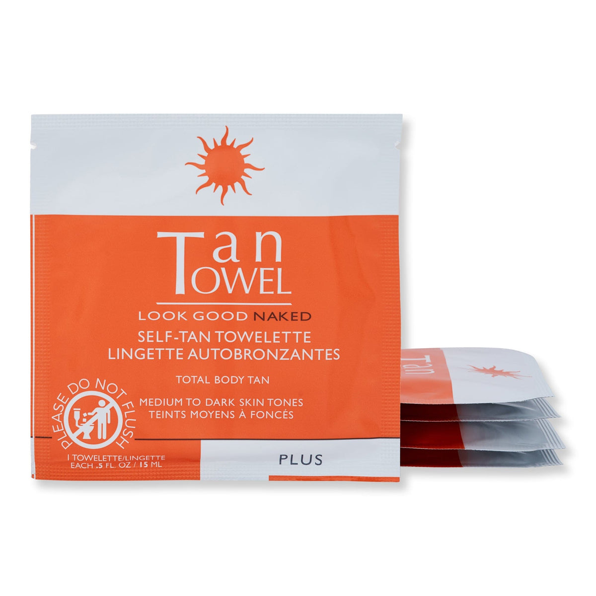 Tan Towel Tan Towel Full Body Plus Self-Tanning & Bronzing 5 Ct 