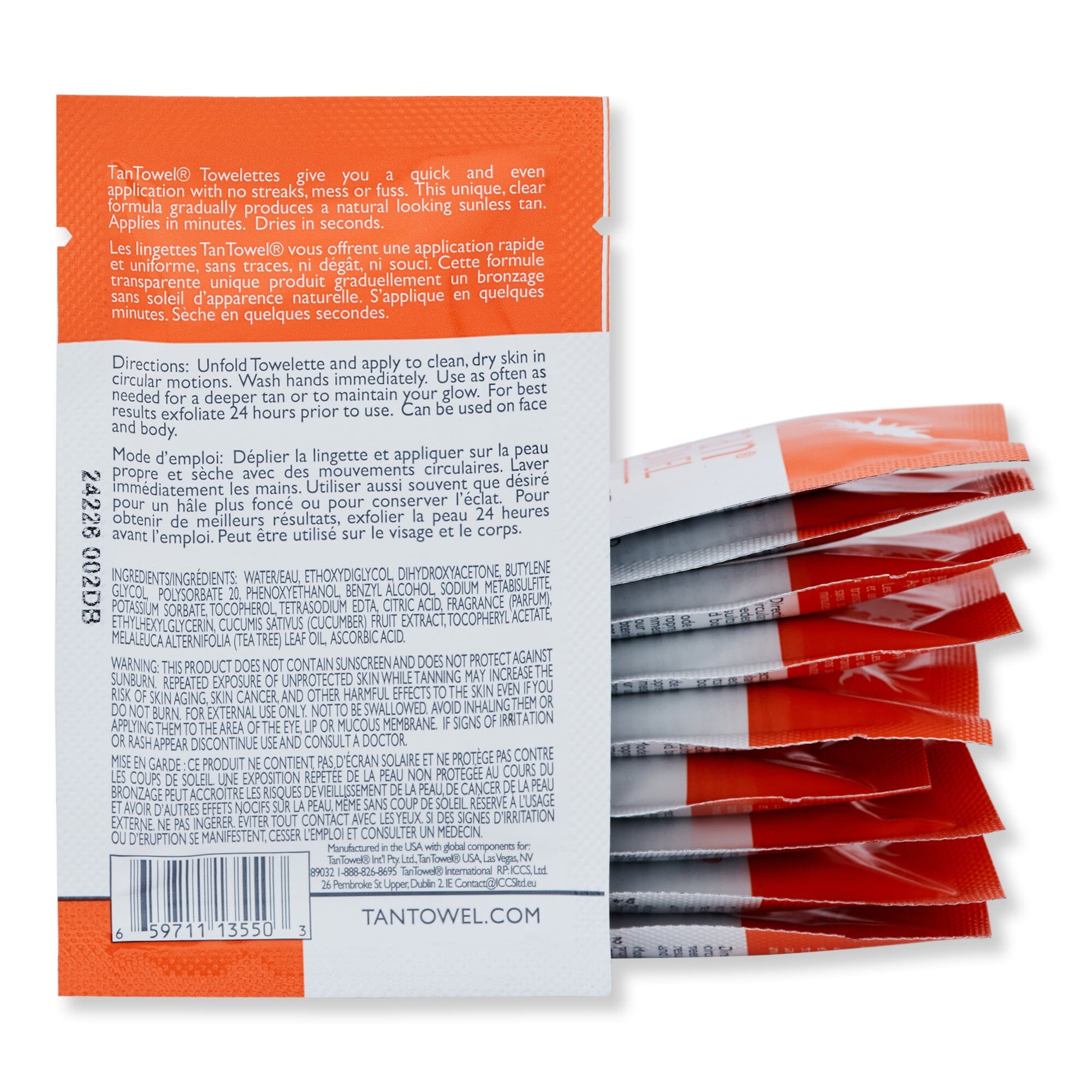 Tan Towel Tan Towel Half Body Classic 10 Ct Self-Tanning & Bronzing 