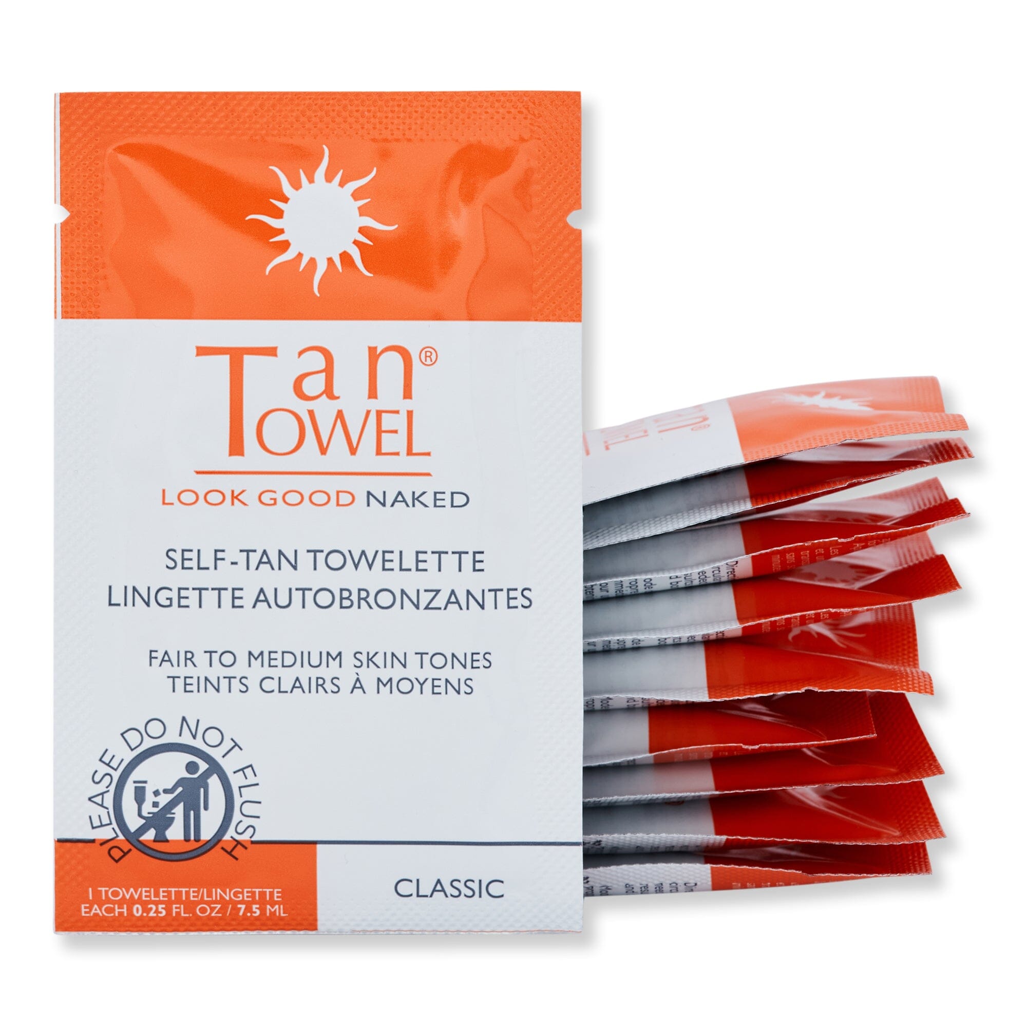 Tan Towel Tan Towel Half Body Classic 10 Ct Self-Tanning & Bronzing 