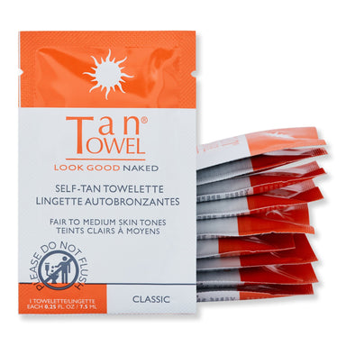 Tan Towel Tan Towel Half Body Classic Self-Tanning & Bronzing 10 Ct 
