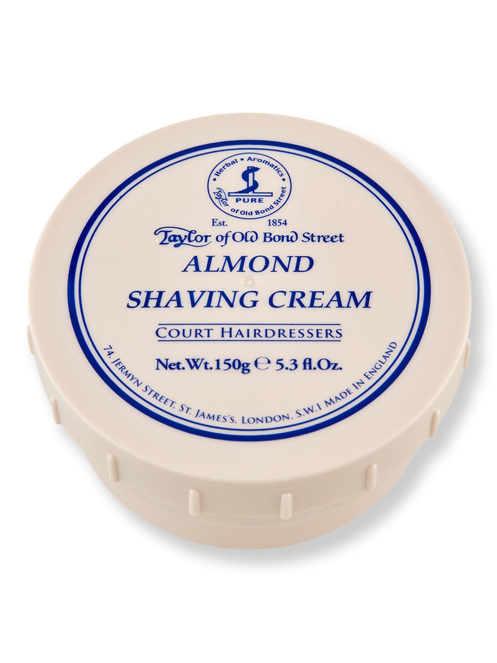 Taylor of Old Bond Street Taylor of Old Bond Street Almond Shaving Cream Shaving Creams, Lotions & Gels 150 g 