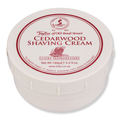 Taylor of Old Bond Street Taylor of Old Bond Street Cedarwood Shaving Cream Shaving Creams, Lotions & Gels 150 g 
