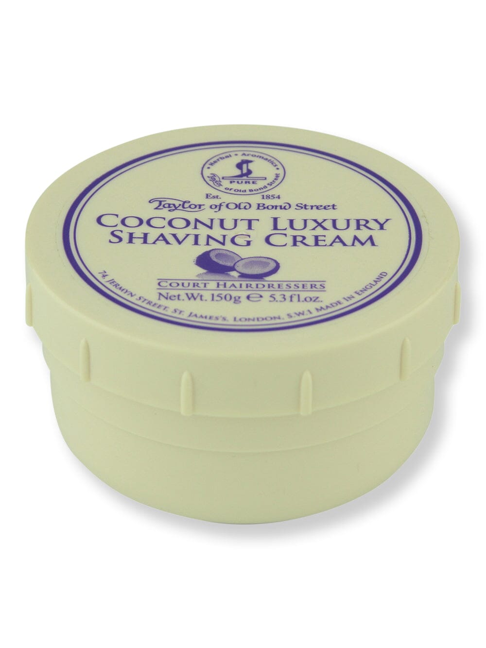 Taylor of Old Bond Street Taylor of Old Bond Street Coconut Shaving Cream 150 g Shaving Creams, Lotions & Gels 