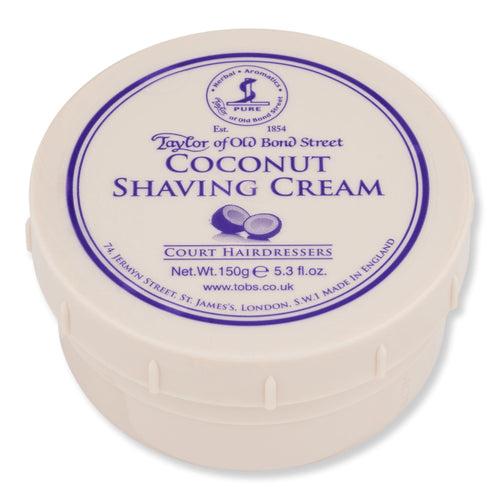 Taylor of Old Bond Street Taylor of Old Bond Street Coconut Shaving Cream Shaving Creams, Lotions & Gels 150 g 
