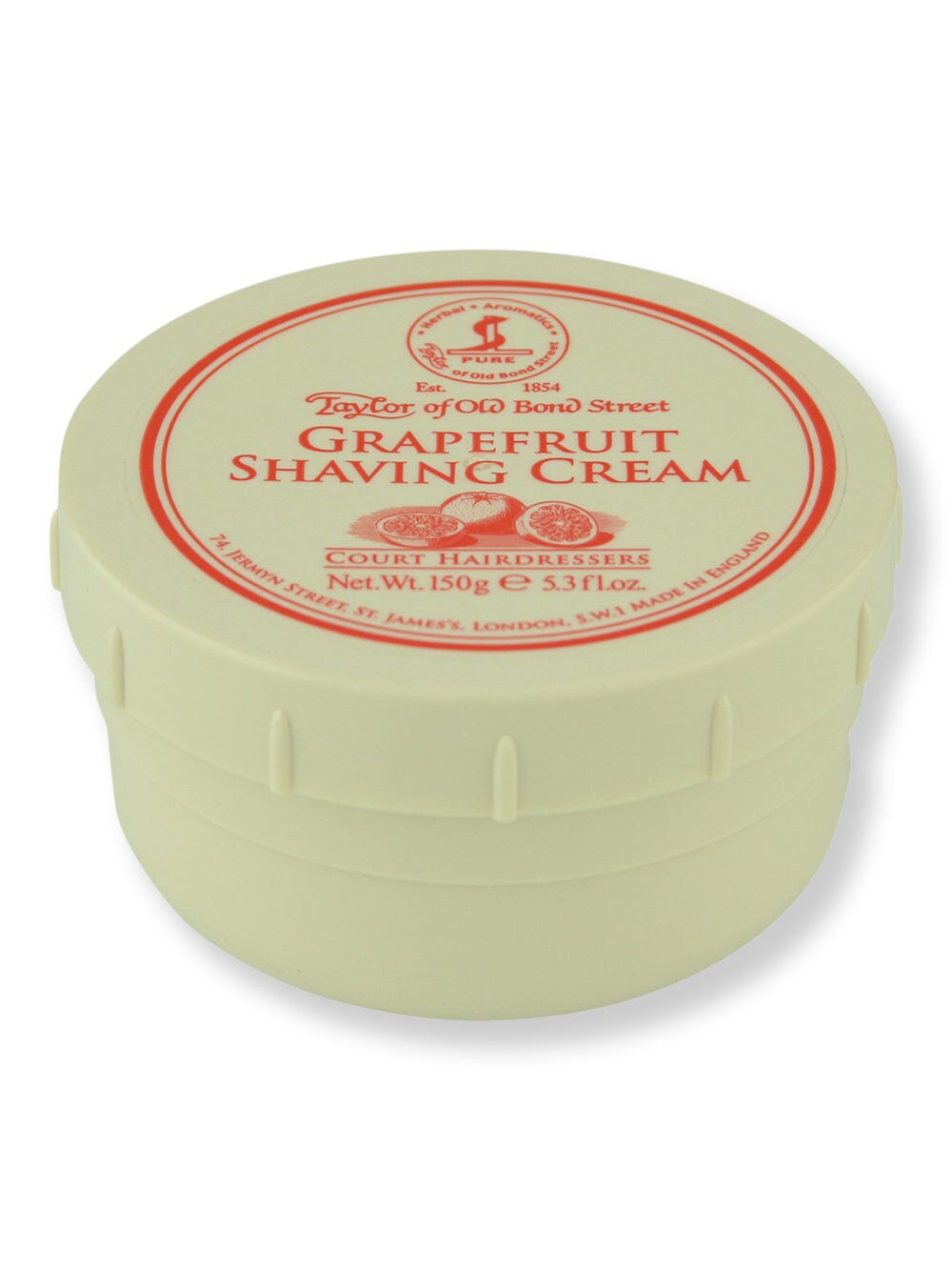 Taylor of Old Bond Street Taylor of Old Bond Street Grapefruit Shaving Cream 150 g Shaving Creams, Lotions & Gels 