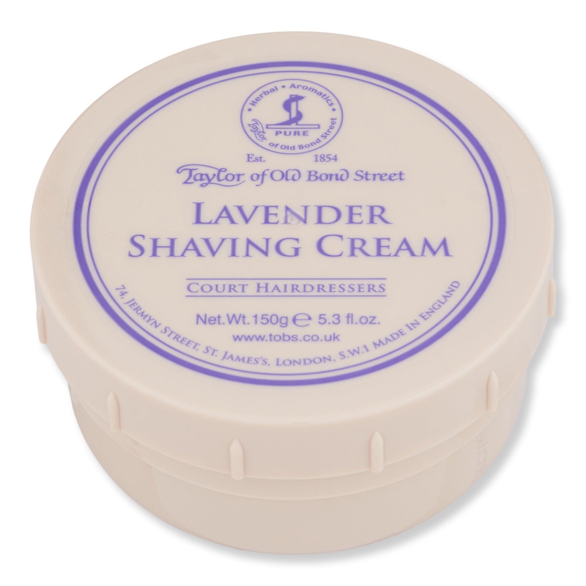 Taylor of Old Bond Street Taylor of Old Bond Street Lavender Shaving Cream Shaving Creams, Lotions & Gels 150 g 