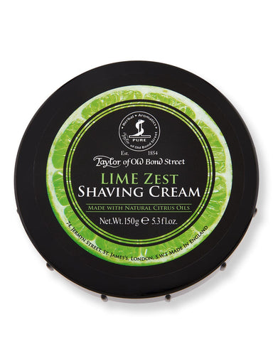 Taylor of Old Bond Street Taylor of Old Bond Street Lime Zest Shaving Cream 150 g Shaving Creams, Lotions & Gels 