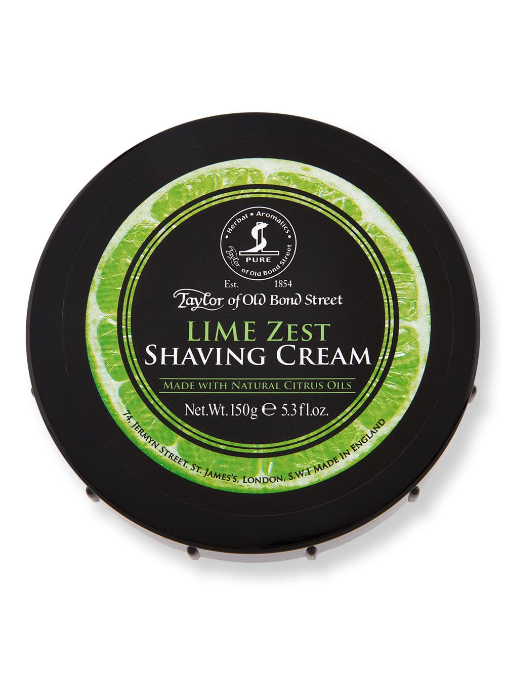 Taylor of Old Bond Street Taylor of Old Bond Street Lime Zest Shaving Cream Shaving Creams, Lotions & Gels 150 g 
