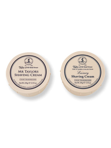 Taylor of Old Bond Street Taylor of Old Bond Street Mr. Taylor Shaving Cream 150g & St James Collection Shaving Cream 150g Shaving Creams, Lotions & Gels 